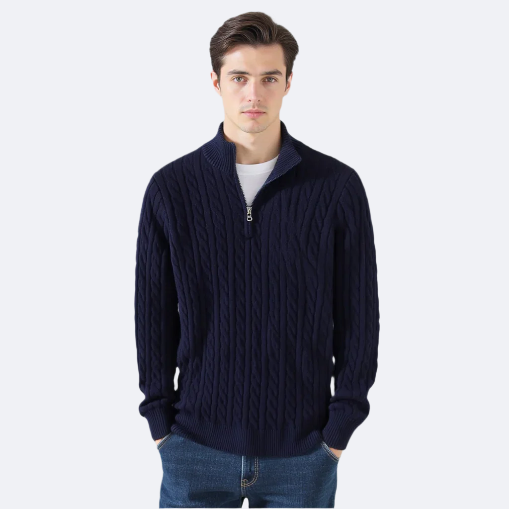TAEBAEK Zipped Sweater