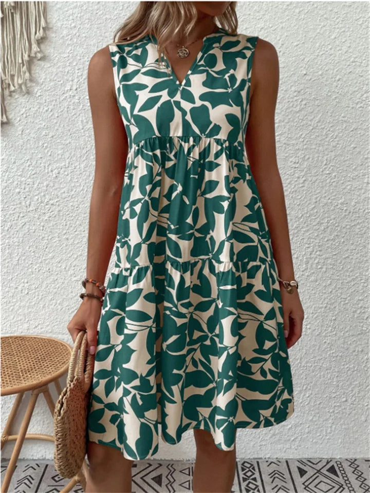 Myrelle - Women’s Summer Floral Mini Dress