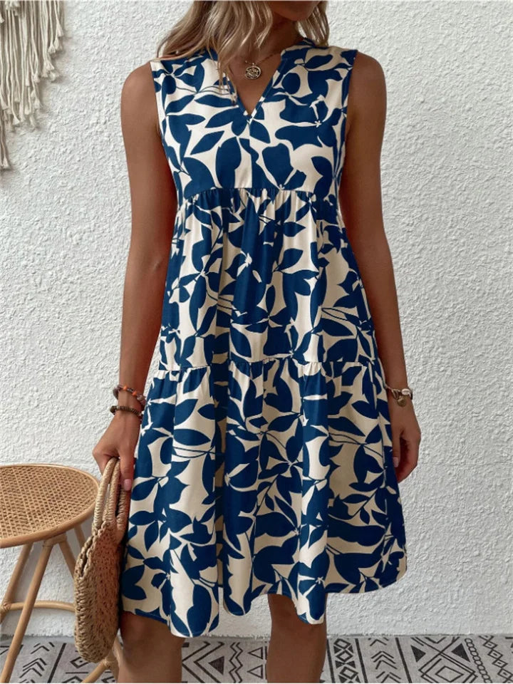 Myrelle - Women’s Summer Floral Mini Dress