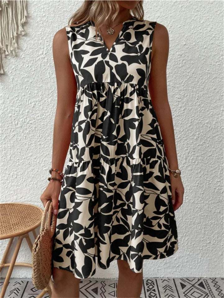 Myrelle - Women’s Summer Floral Mini Dress