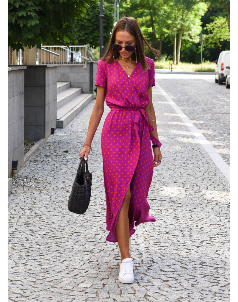 Sloane - Elegant Floral Tummy Covering Dress