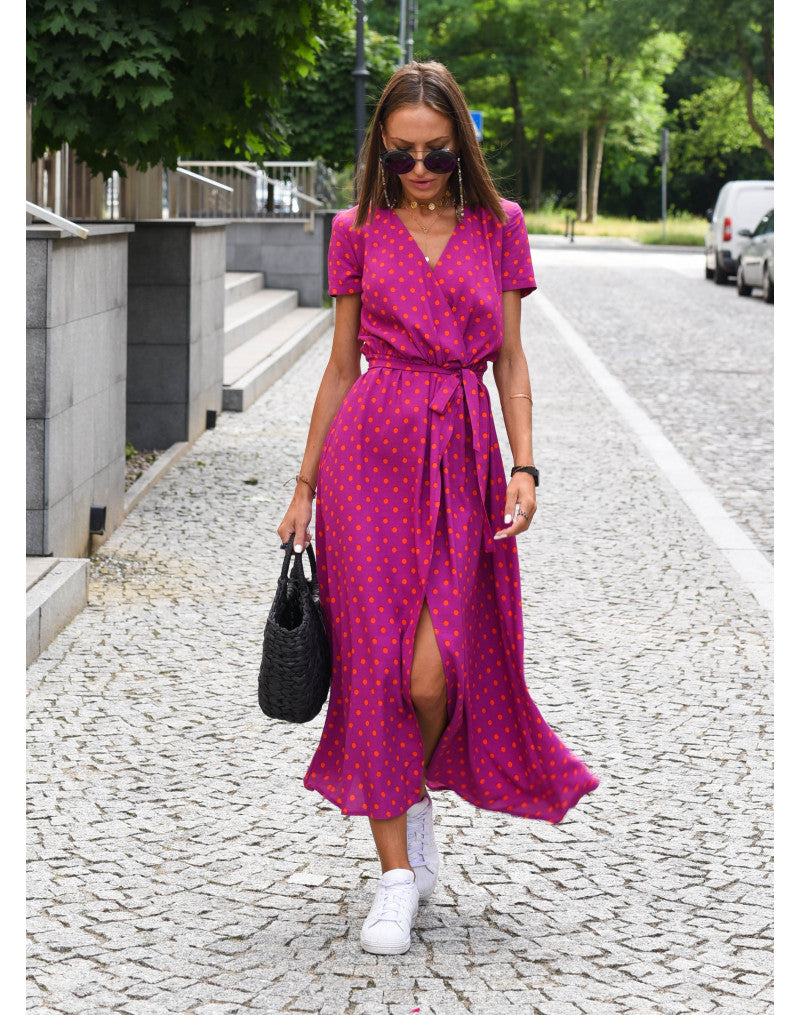 Sloane - Elegant Floral Tummy Covering Dress