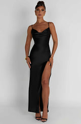Celestina Maxi Dress - Black