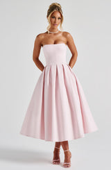 Edith Midi Dress - Blush