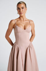 Emerson Midi Dress - Clay