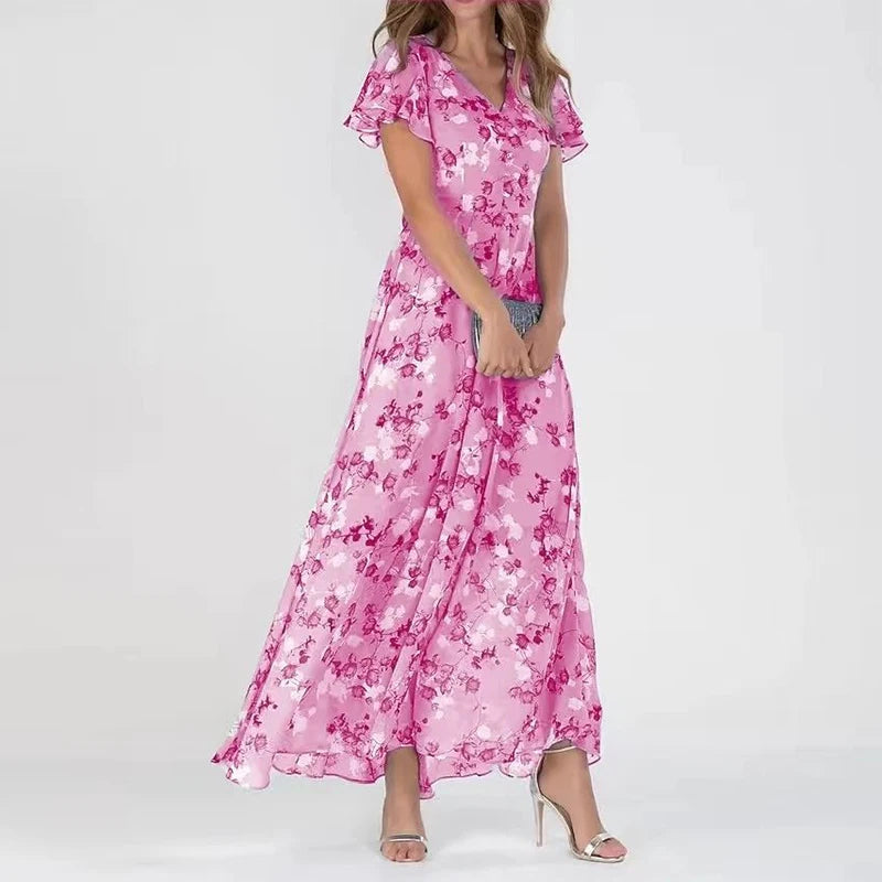 Blair - Flattering Glamorous Tummy Covering Dress