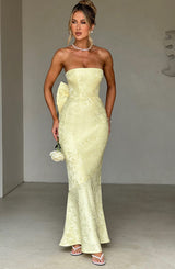 Felicity Maxi Dress - Lemon Dress Babyboo Fashion Premium Exclusive Design