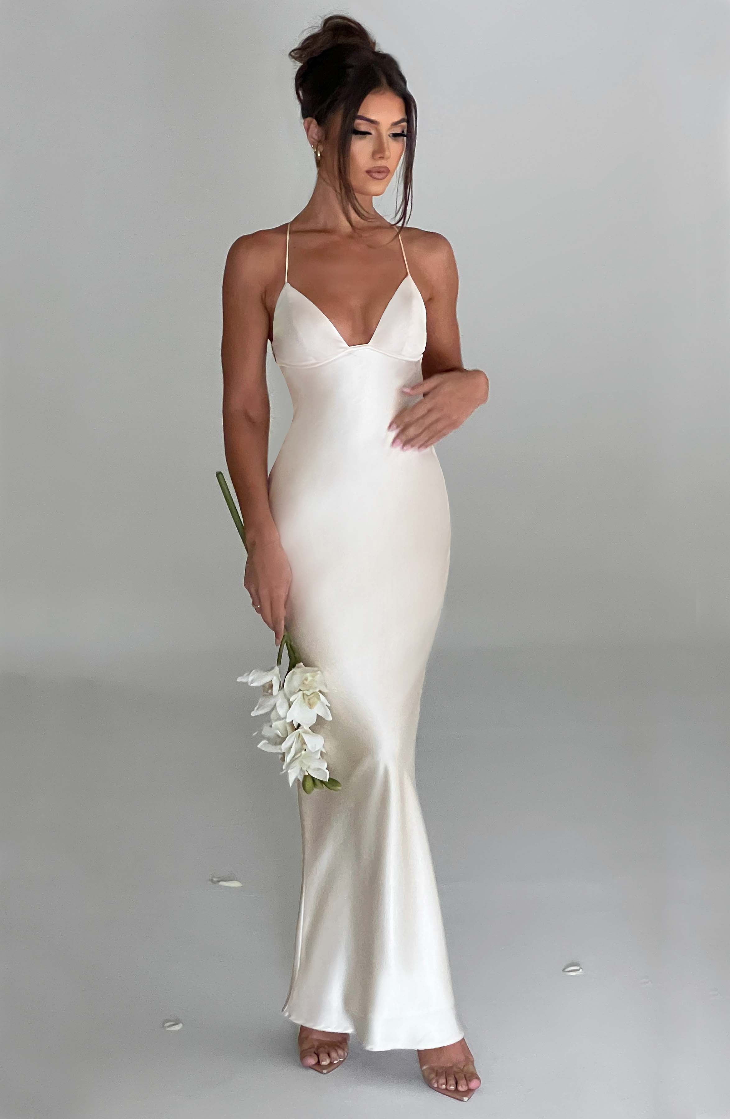 Fenty Maxi Dress - Ivory Dress XS Babyboo Fashion Premium Exclusive Design