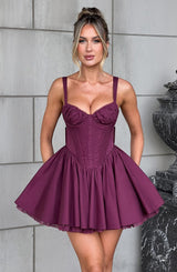 Josie Mini Dress - Cherry Lacquer Dress XS Babyboo Fashion Premium Exclusive Design