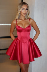 Poppy Mini Dress - Red Dress XS Babyboo Fashion Premium Exclusive Design