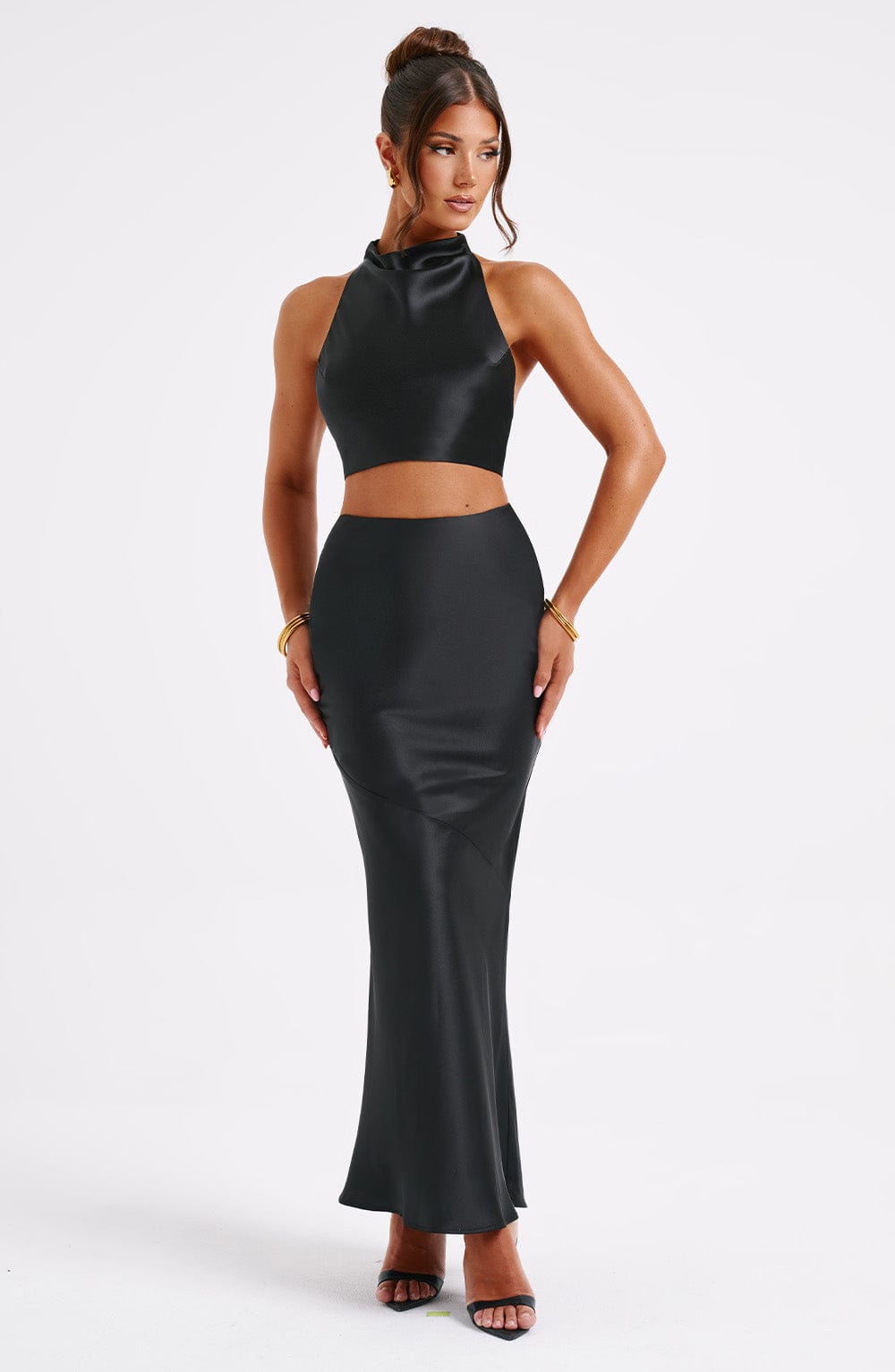 Zaylee Maxi Skirt - Black Skirt XS Babyboo Fashion Premium Exclusive Design