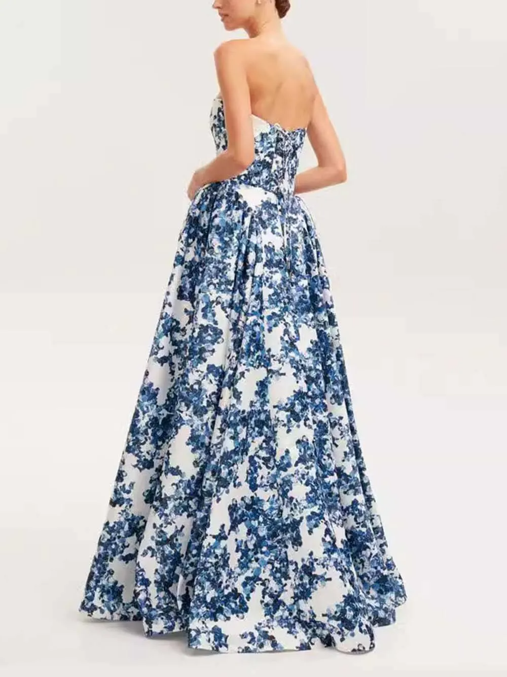Ruby - Elegant Sleeveless 3D Tailored Long Evening Gown