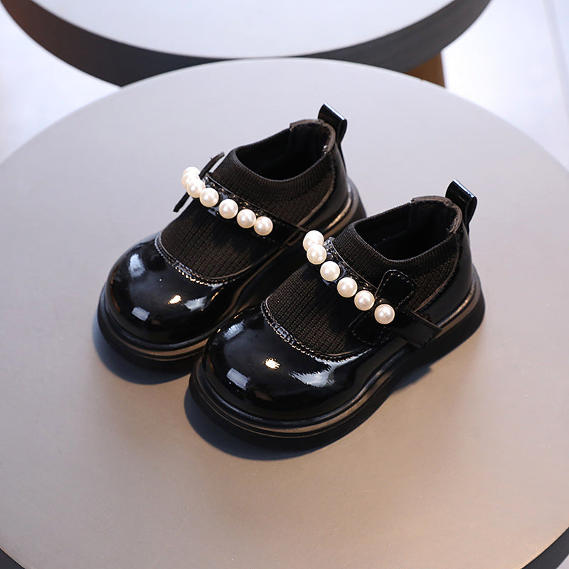 Girls' Patent Leather Classic Princess Flats