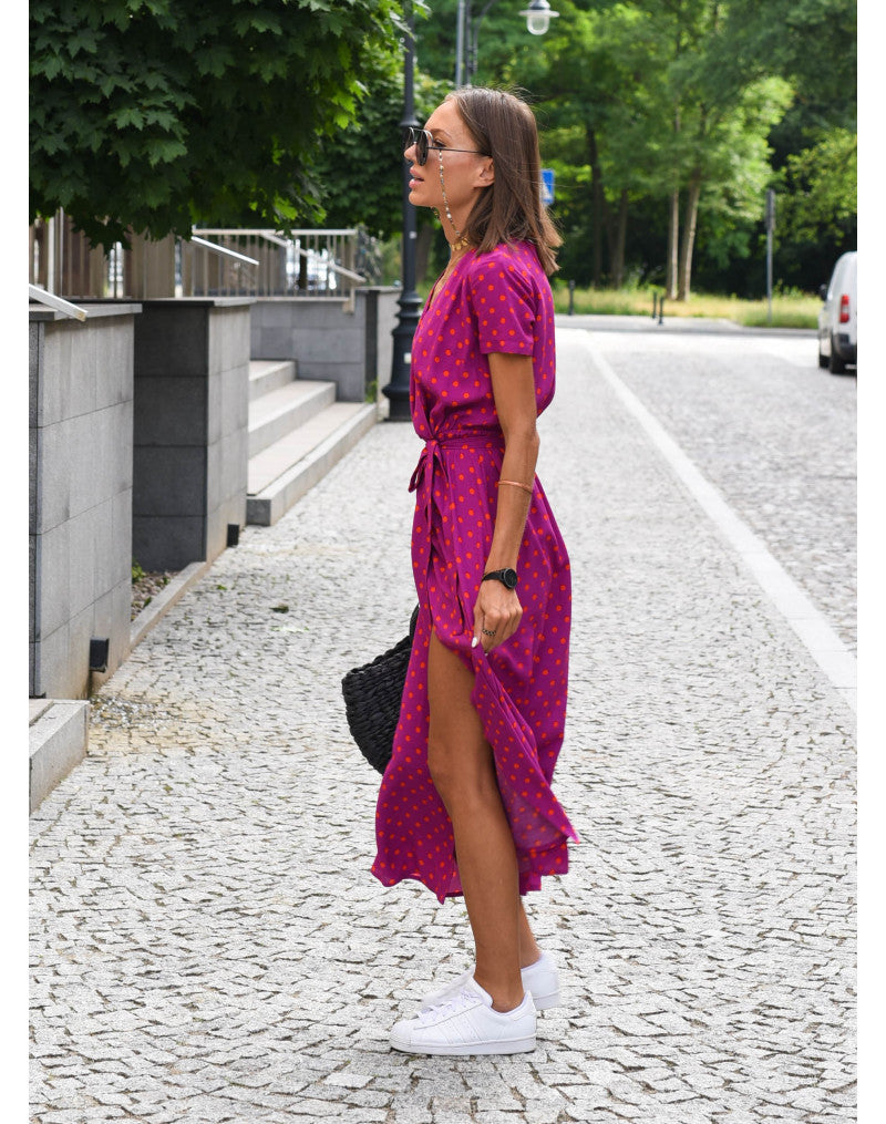Sloane - Elegant Floral Tummy Covering Dress