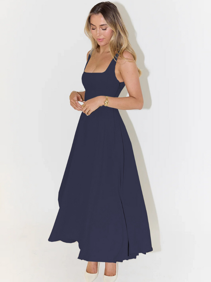 Skye – Sculpted waist – Midi sundress