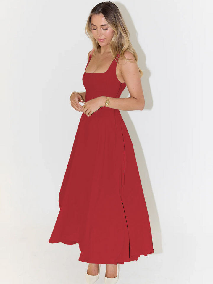 Skye – Sculpted waist – Midi sundress