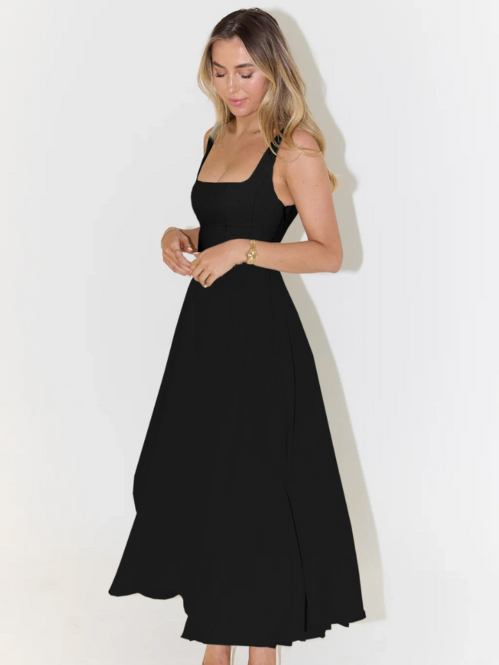 Skye – Sculpted waist – Midi sundress