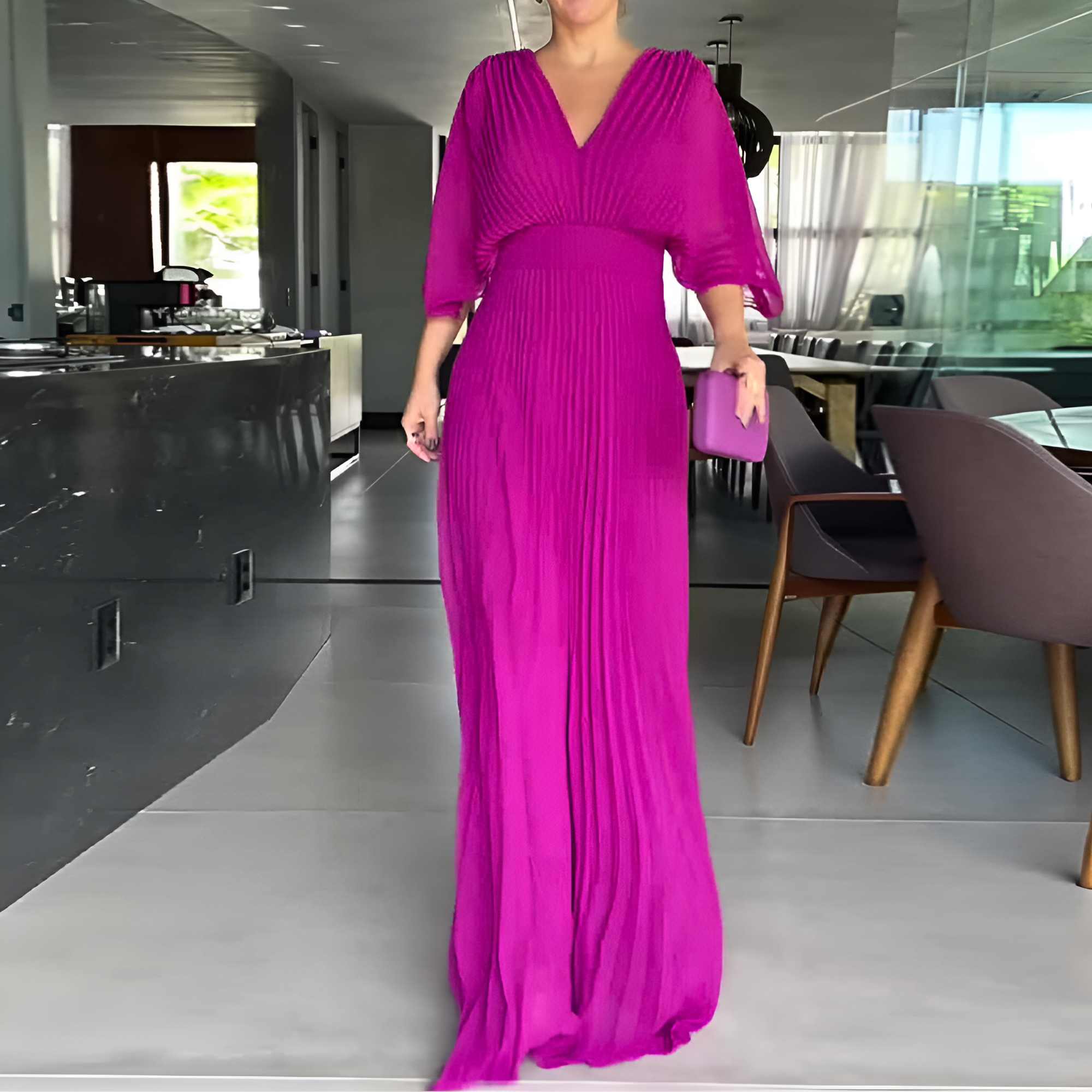 Robe Liora – Élégance Longue
