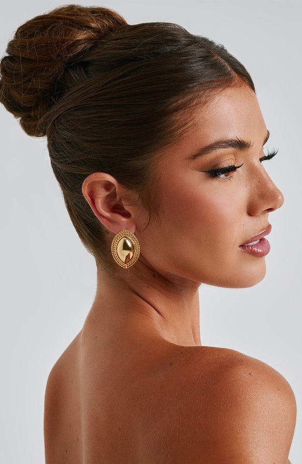 Azra Earrings - Gold Accessories ONE SIZE Babyboo Fashion Premium Exclusive Design