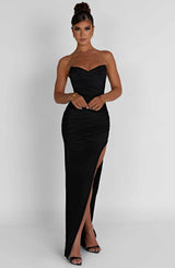 Giovanna Maxi Dress - Black