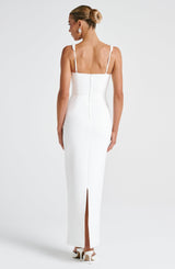 Ines Midaxi Dress - Ivory