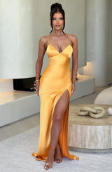 Isobel Maxi Dress - Tangerine