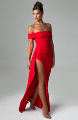 Joyce Maxi Dress - Red Dress Babyboo Fashion Premium Exclusive Design