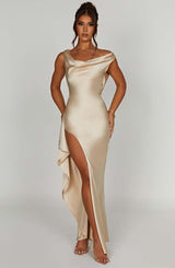 Marilyn Maxi Dress - Champagne