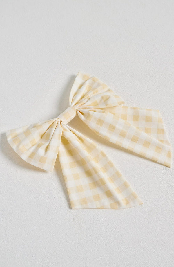 Mitzi Bow - Lemon Gingham