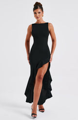 Theadora Maxi Dress - Black Dress Babyboo Fashion Premium Exclusive Design
